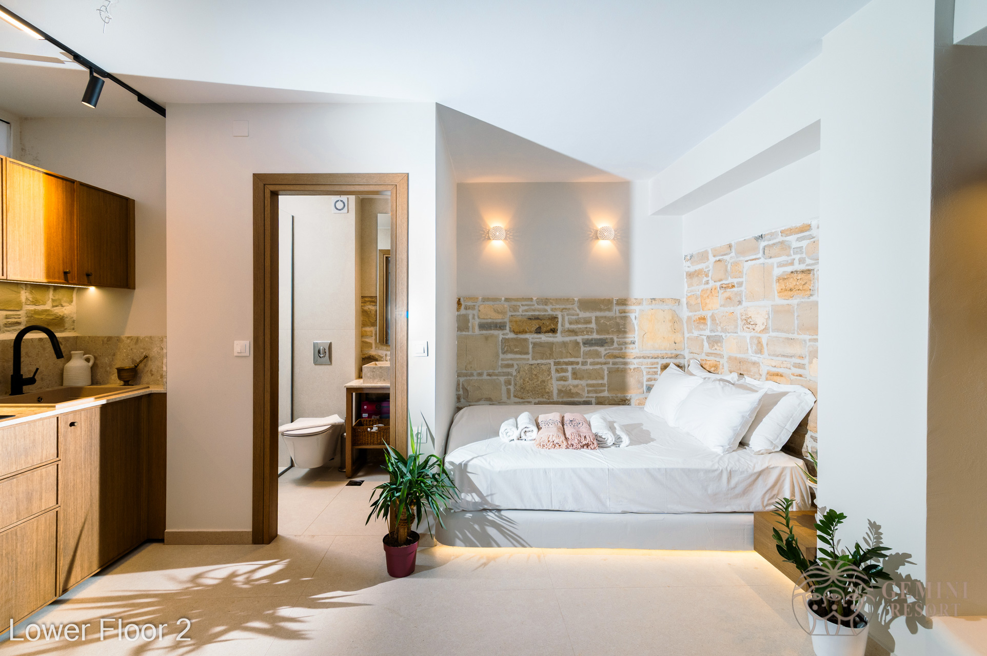 The Bedroom in the lower floor